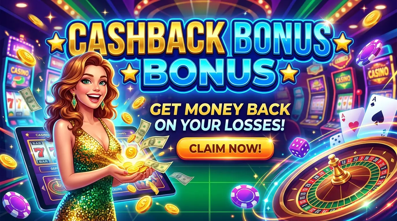 Roobet casino cashback bonus